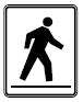 Canada Pedestrian Crosswalk symbol