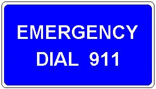 EMERGENCY DIAL 911