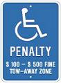 Virginia Handicap Parking symbol
