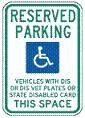 Wisconsin Handicap Parking symbol