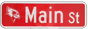 Street Name with Logo - Sample