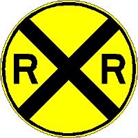 Railroad Crossing symbol