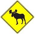 Moose Crossing symbol