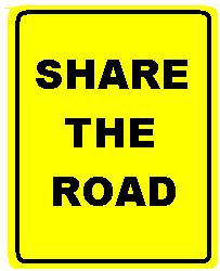 SHARE THE ROAD