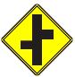 Offset Side Roads symbol (Left)