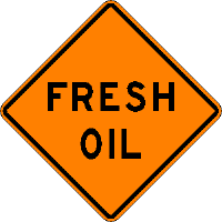 Fresh Oil - Roll-up Sign