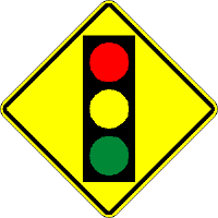 Signal Ahead symbol