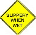 Slippery When Wet (words)